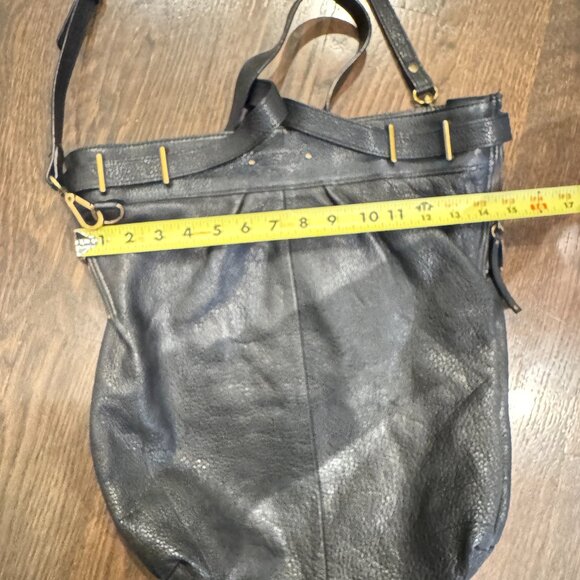 Comptoir Des Cotonniers Large Black Leather Two Way Bag - Picture 14 of 14